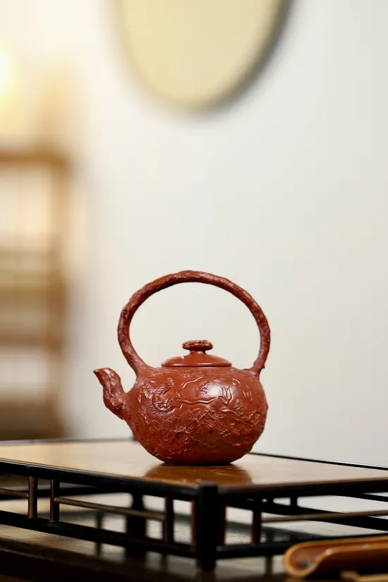 Premium Yixing Clay Teapot | Handcrafted Dragon Design & Authentic Craftsmanship 4