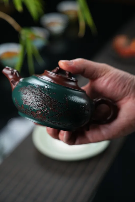 Premium Yixing Teapot Yongmei | Handcrafted Zisha Art Pottery 7