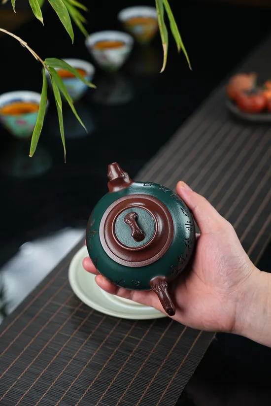 Premium Yixing Teapot Yongmei | Handcrafted Zisha Art Pottery 9