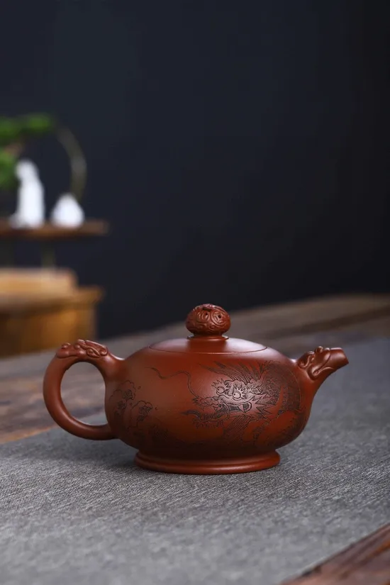 Zisha Teapots: You Long Xi Zhu | 450cc 3