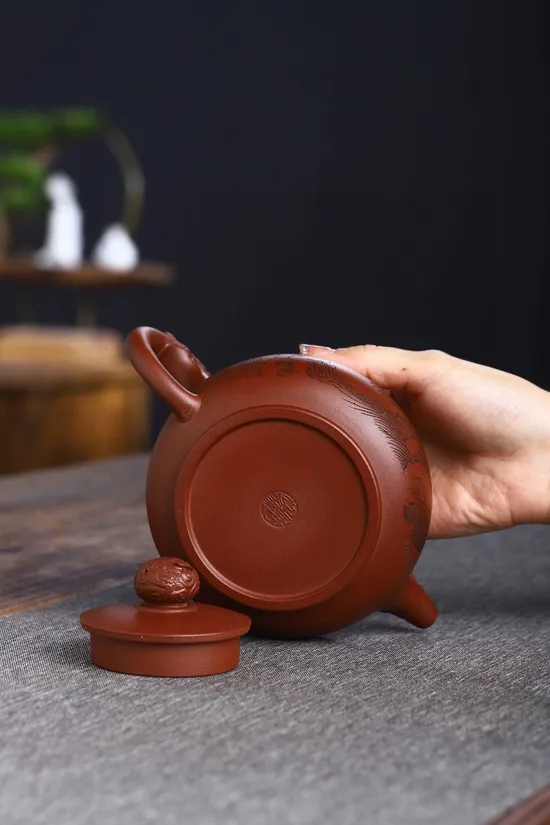 Zisha Teapots: You Long Xi Zhu | 450cc 6