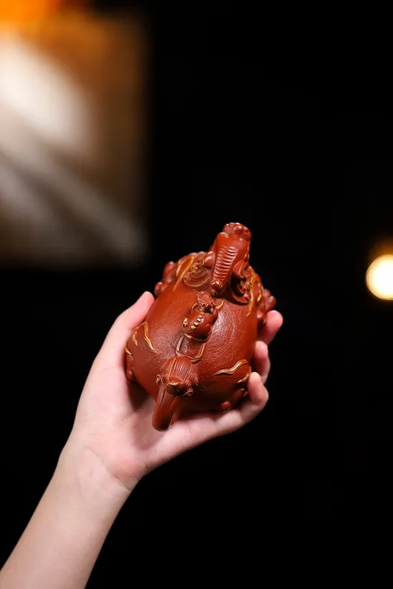 Yixing Zisha Teapot - Yang Junbao Handcrafted Collectible Art 2