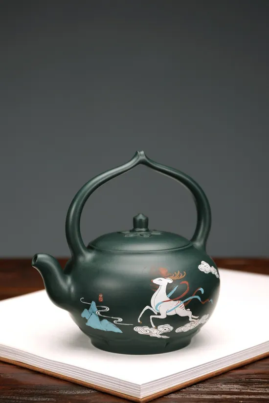 Premium Yixing Zisha Teapot 'Bu Bu Sheng Lian' | Hui Haiqin 9