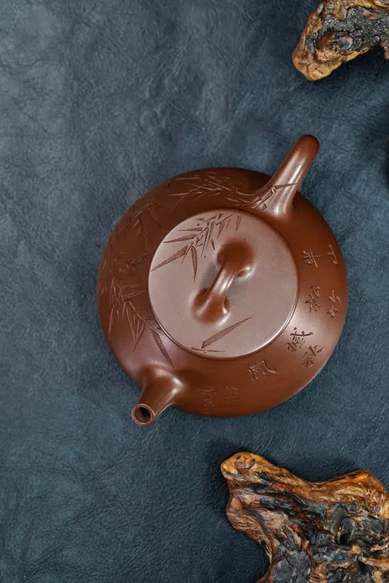 Zisha Teapots: handcrafted | 240ml capacity | vintage purple clay 6
