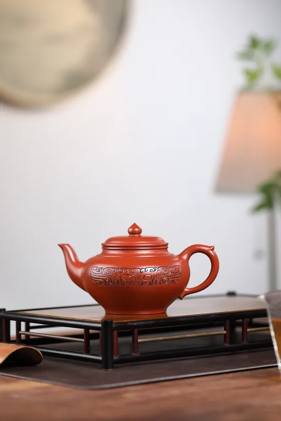 Zisha Teapots: Da Hong Pao clay | 460cc capacity 6