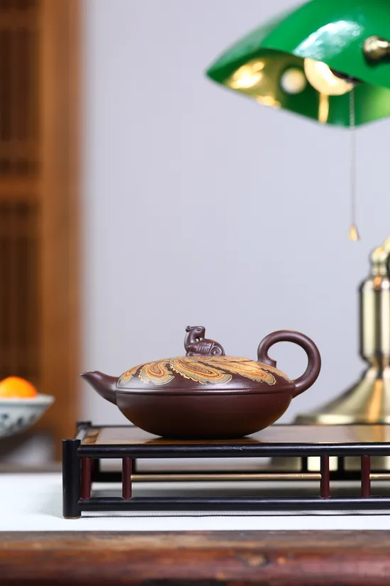 Premium Yixing Zisha Teapot | Handcrafted Purple Clay Artistry 6
