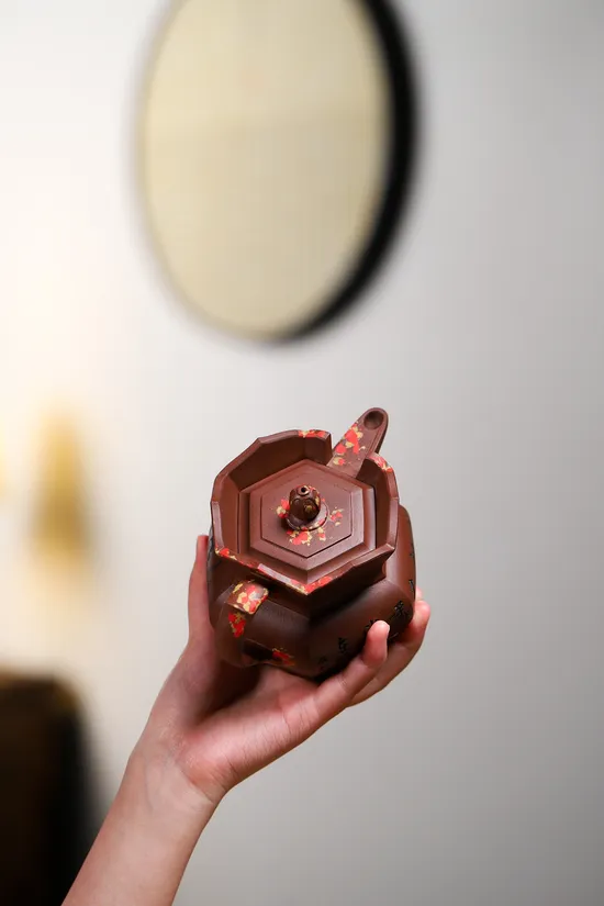 Yixing Zisha Clay Monk’s Cap Teapot – Masterpiece by Chenglin Wang 6
