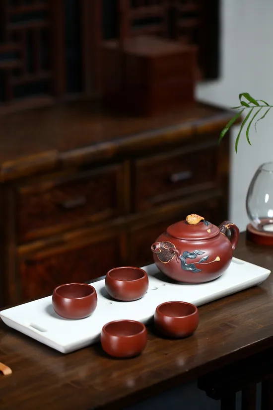 Zisha Teapots: premium purple gold clay | Fan Zhen 3