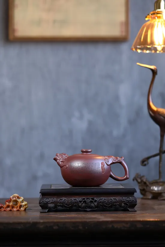 Premium Yixing Zisha Clay Teapot – Dragon Design | Handcrafted Artistry 4