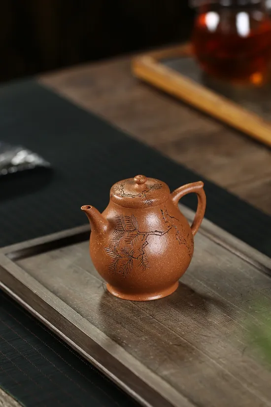 Evergreen Purple Clay Teapot – Handcrafted Yixing Artisan Teapot Collection 2