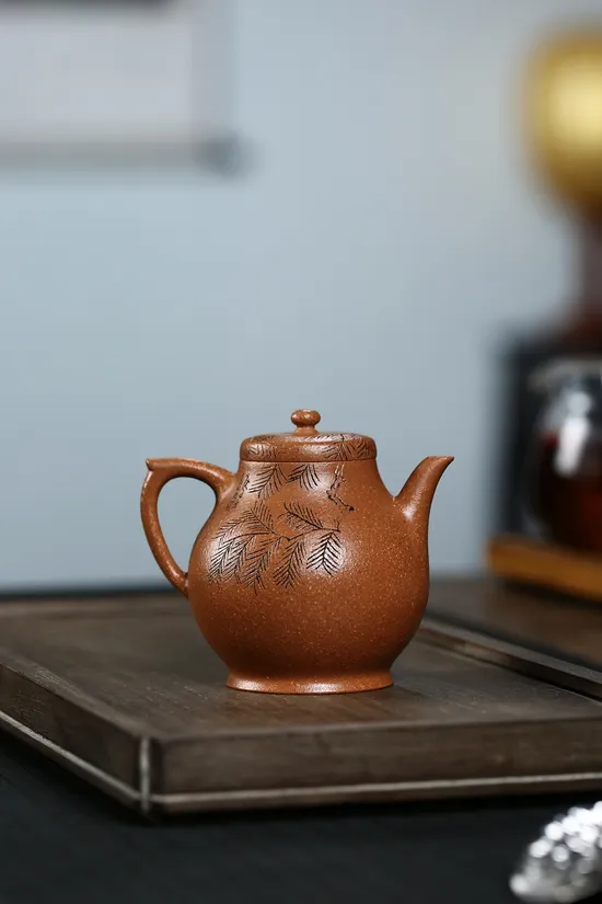 Evergreen Purple Clay Teapot – Handcrafted Yixing Artisan Teapot Collection 3