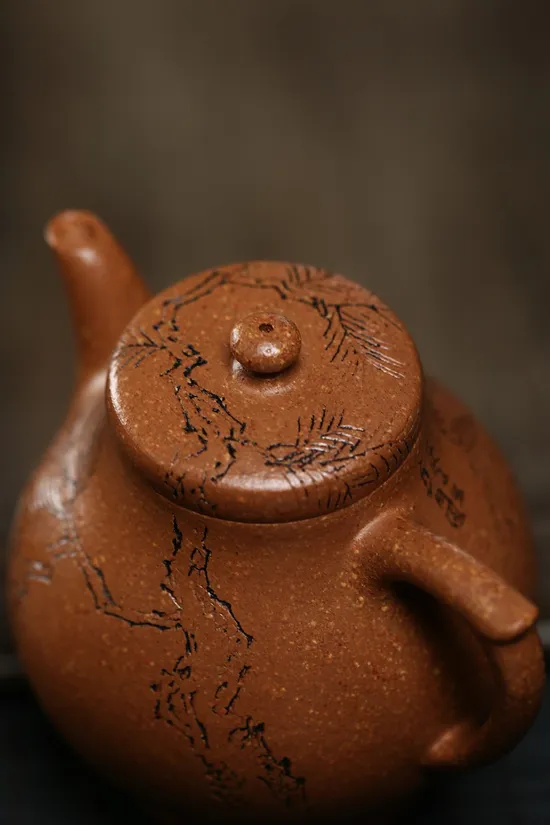 Evergreen Purple Clay Teapot – Handcrafted Yixing Artisan Teapot Collection 5