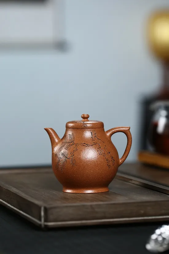Evergreen Purple Clay Teapot – Handcrafted Yixing Artisan Teapot Collection 6