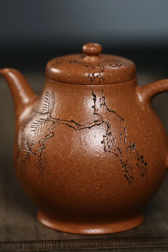 Evergreen Purple Clay Teapot – Handcrafted Yixing Artisan Teapot Collection 8