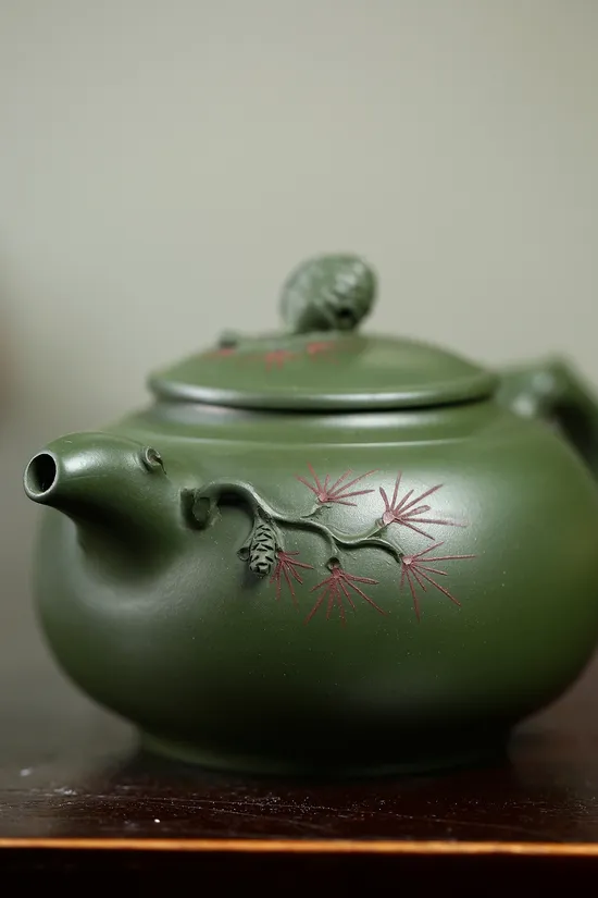 Jiang Yaping's Pinecone Zisha Teapot – Handcrafted Artisan Yixing Clay Pot 1