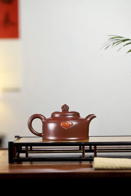 Yixing Clay Teapot | Handcrafted Zisha Art | Unique Heart Design 2