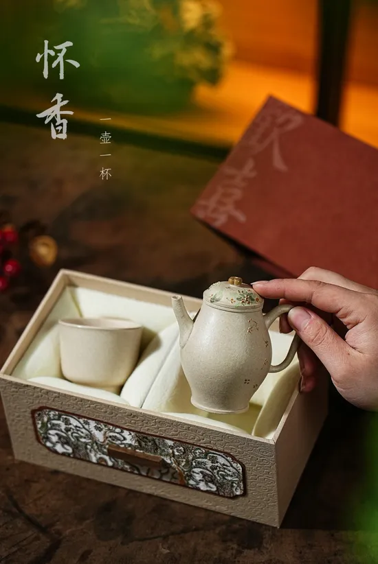 Premium Yixing Clay Teapot & Cup Set – Fragrance Collection 1