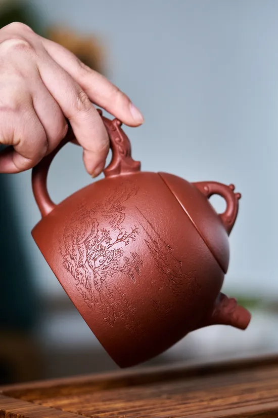 Yixing Zisha Teapot | Dragon Design | Artisan Crafted 4