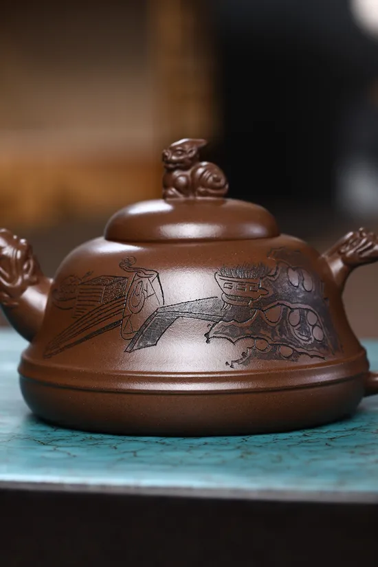Yixing Zisha Teapot – Handcrafted Cultural Revolution Clay by Master Xu 4