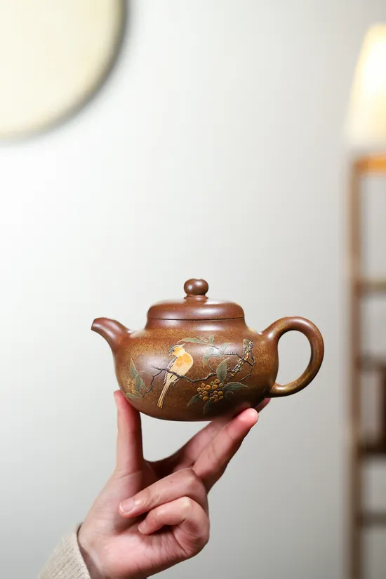 Yixing Zisha Teapot | Master Yang Junbao Golden Duan Clay Art 2