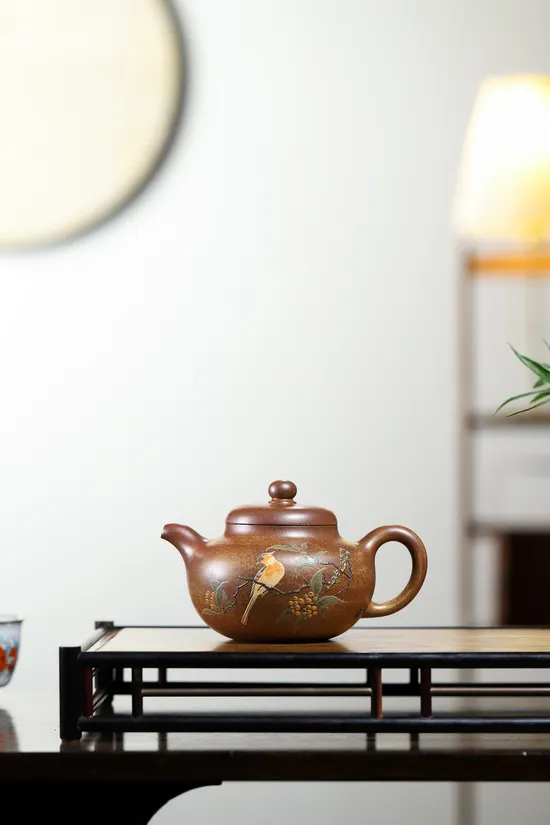Yixing Zisha Teapot | Master Yang Junbao Golden Duan Clay Art 8