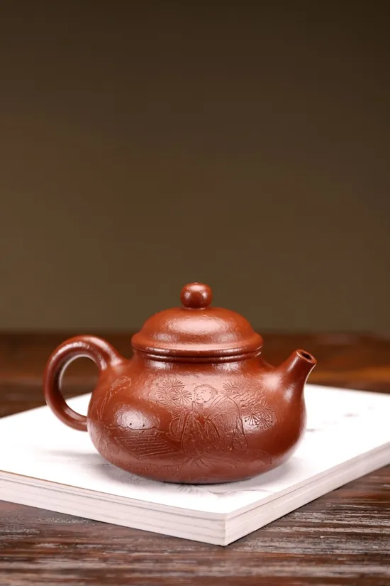 Yixing Zisha Teapot Rong Tian - Hui Haiqin Authentic Clay Artistry 3