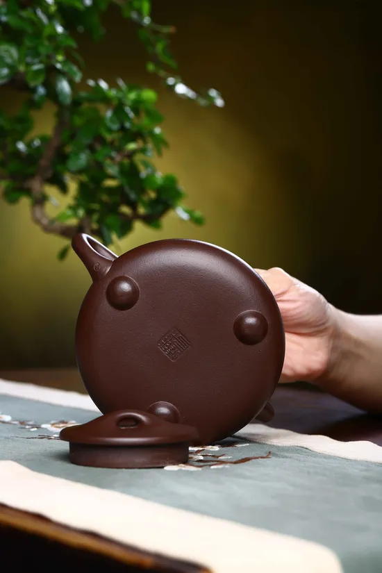 Premium Yixing Stone Red Clay Teapot | Collectible & Functional 5