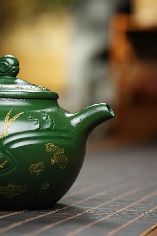 Zisha Teapots: Abundance Year After Year | Yinchun green clay | Zhou Xinyuan 3