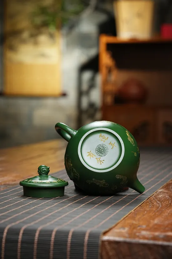 Zisha Teapots: Abundance Year After Year | Yinchun green clay | Zhou Xinyuan 7