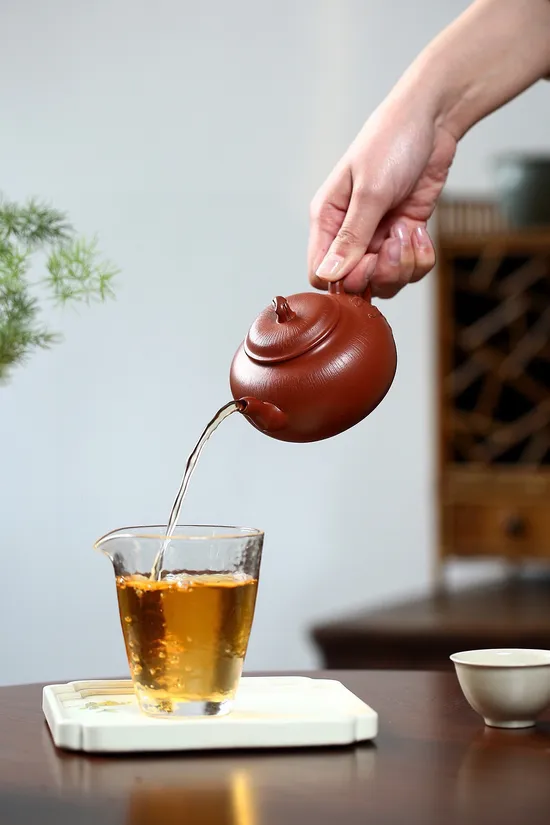 Yixing Clay Teapot | Handcrafted Zisha Artistry | Persimmon Design 5