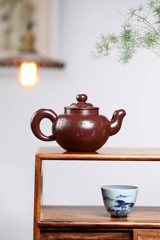 Yixing Zisha Teapot | Master Zhang Guowei Handcrafted Artisan Pottery 6