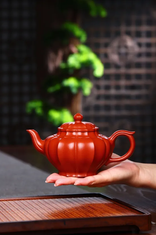 Premium Yixing Zisha Teapot Handcrafted by Master He Qixian | Award-Winning 5