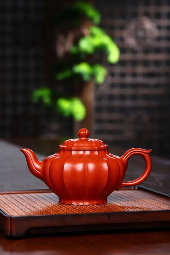 Premium Yixing Zisha Teapot Handcrafted by Master He Qixian | Award-Winning 6