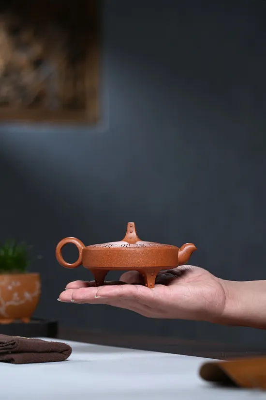 Premium Yixing Clay Teapot - Handcrafted Zisha Pot for Tea Artisans 9