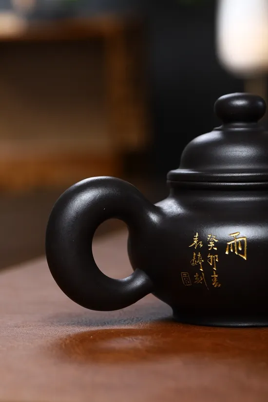 Handcrafted Yixing Teapot – Rare Stone Yellow Clay Artisan Collection 3