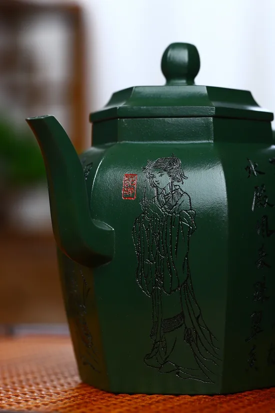 Yixing Zisha Teapot - Collectible Handcrafted Art by Artist Sun Meiya 1
