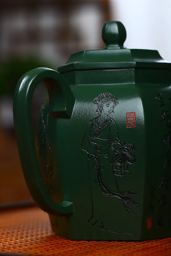 Yixing Zisha Teapot - Collectible Handcrafted Art by Artist Sun Meiya 7