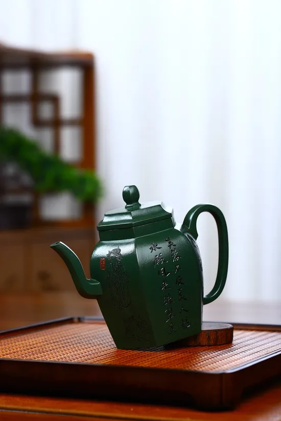 Yixing Zisha Teapot - Collectible Handcrafted Art by Artist Sun Meiya 8