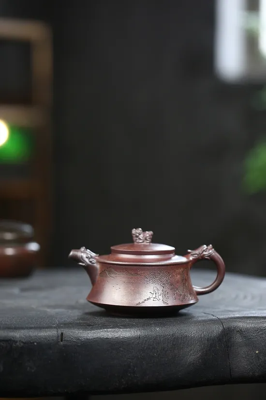 Artisan Yixing Zisha Teapot | Thin-walled Dragon Design 2