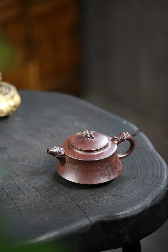 Artisan Yixing Zisha Teapot | Thin-walled Dragon Design 7