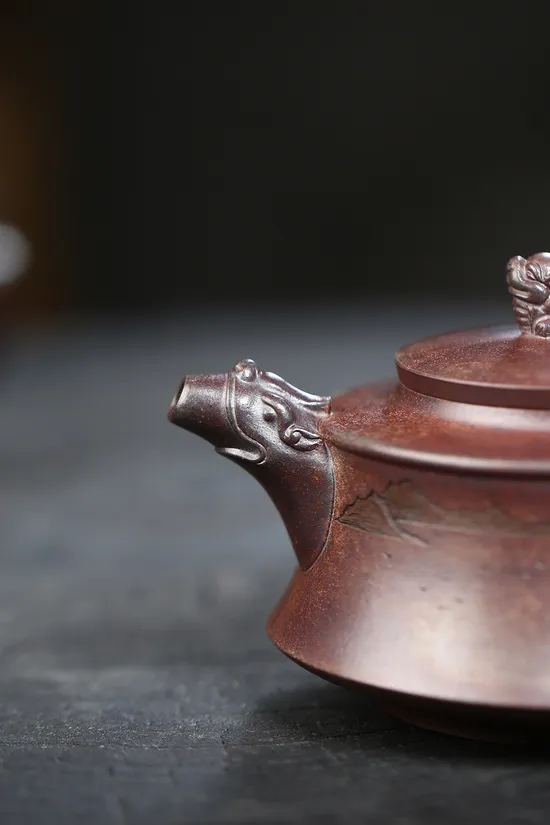 Artisan Yixing Zisha Teapot | Thin-walled Dragon Design 8