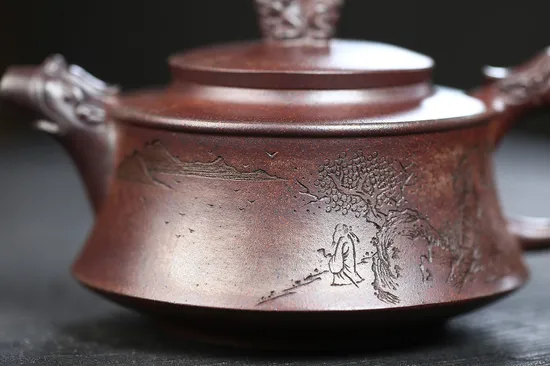 Artisan Yixing Zisha Teapot | Thin-walled Dragon Design 9