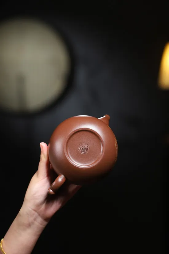 Yixing Zisha Teapot | Star-Moon Purple Clay Pot | Artisan Crafted 1