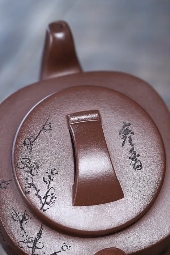 Si Fang Jun Yu Zisha Teapot | Artisan Purple Clay Pot 6