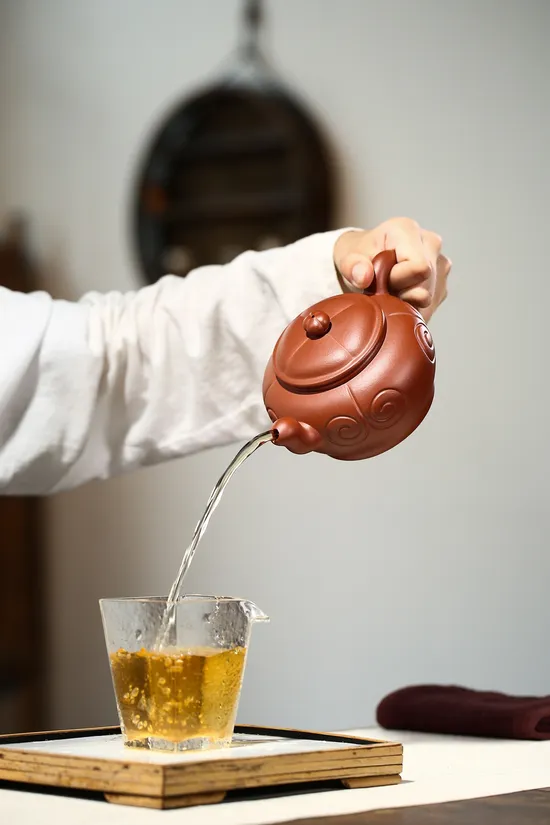 Yixing Zisha Teapot | Artisan Clay Teapots | Dragon Blood Clay Design 4