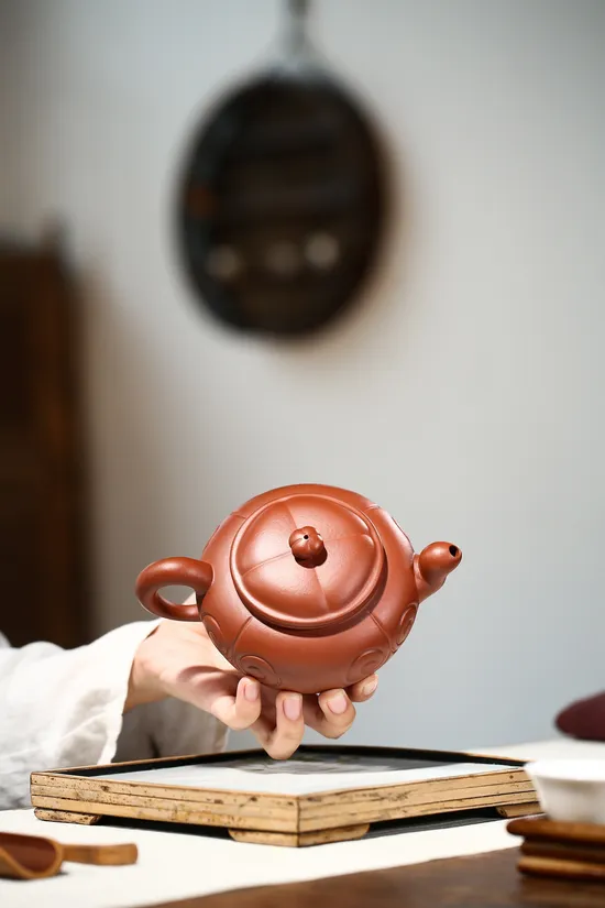 Yixing Zisha Teapot | Artisan Clay Teapots | Dragon Blood Clay Design 5
