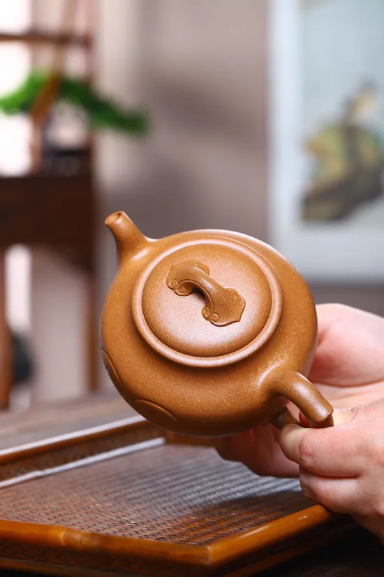 Premium Yixing Clay Teapot - Handcrafted Artisan Xu Liuming Collection 9
