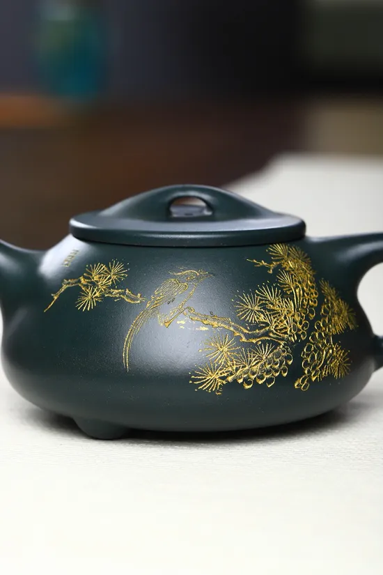 Yixing Zisha Teapot | Handcrafted Clay Pot | Classic Jingzhou Shipiao Design 7