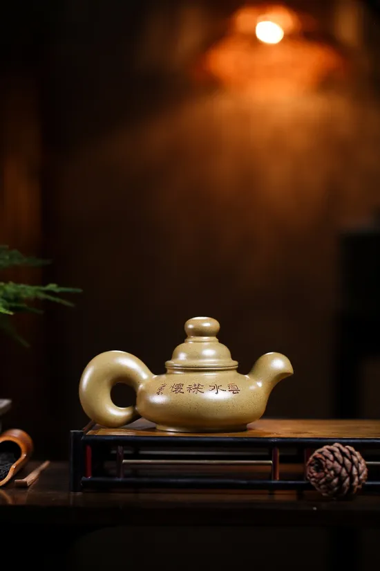 Premium Yixing Zisha Teapot Handcrafted by Master Artist 1