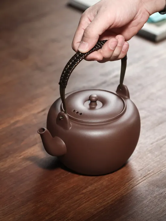 Premium Yixing Teapot | Handcrafted Clay Teapot for Tea Brewing 7
